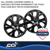 Coast To Coast 15 Inch Wheel Cover Set (MPN: IWC53315BLK)