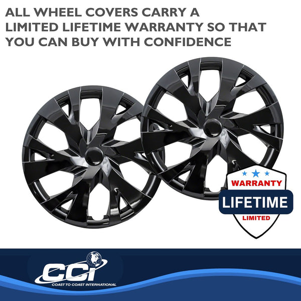 Coast To Coast 15 Inch Wheel Cover Set (MPN: IWC53315BLK)