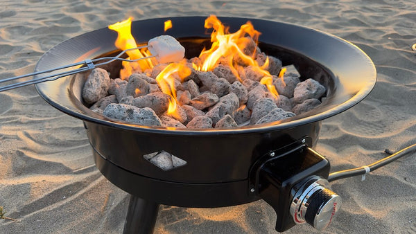 Flame King Portable Propane Fire Pit (MPN: FKG6502D)