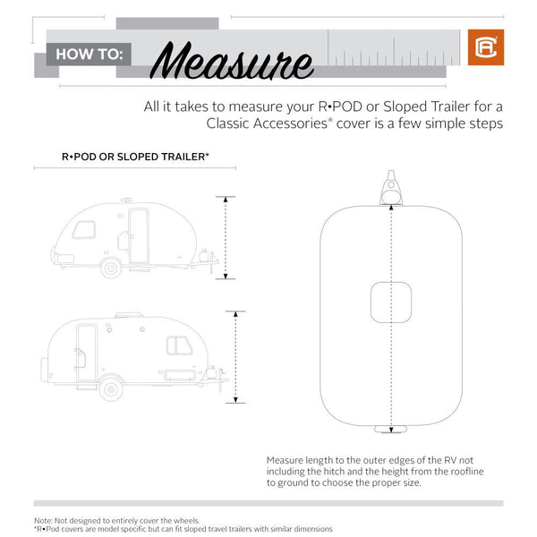 Classic Accessories Micro Trailer Cover (MPN: 80-198-141001-00)