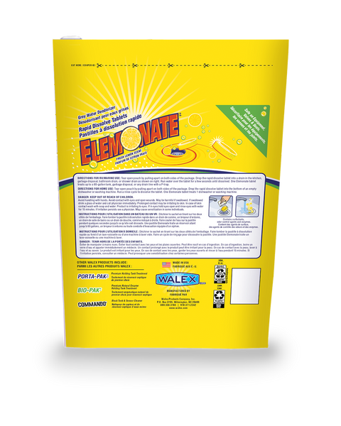Walex Elemonate Waste Holding Tank Treatment (MPN: ELEMBGCA)