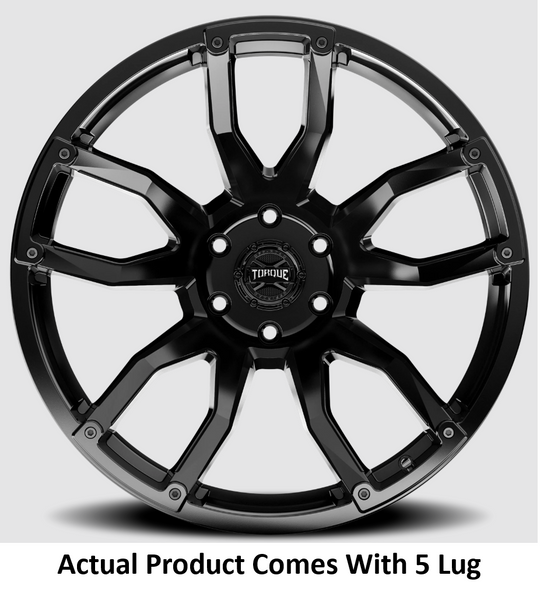 Torque Wheels 20 Inch Satin Black Impact Wheel (MPN: TW403C-20107304-18)