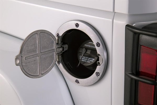 Amp Research Aluminum Fuel Door (MPN: 73000-00A)