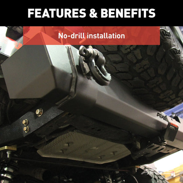 Aries TrailCrusher Rear Bumper (MPN: 2157000)