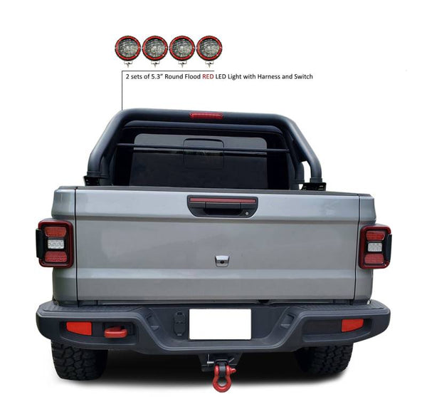 Black Horse Offroad Truck Bed Bar (MPN: RB09BK-PLFR)