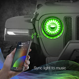 XK Glow 7 Inch LED Headlight Assembly (MPN: XK-7IN-JP-KIT-DM)