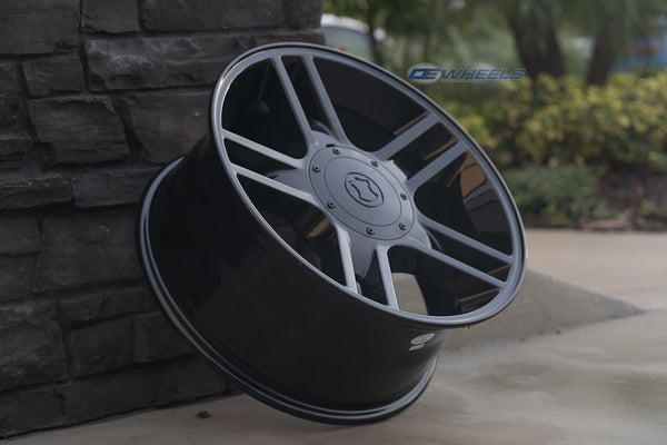 OE Wheels FR81 Gloss Black Aluminum Wheel (MPN: FR81-20090-5135-14B)