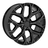 OE Wheels CV98B 24 Inch Wheel (MPN: CV98B-24100-6550-24BM)