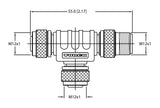 Maretron Marine Network Cable Connector (MPN: CM-CF-CF)