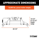 CURT E16 Fifth Wheel Trailer Hitch (MPN: 16041)