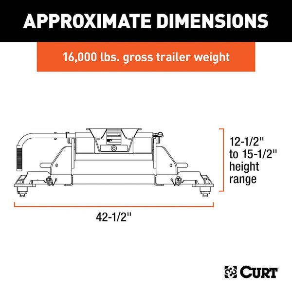 CURT E16 Fifth Wheel Trailer Hitch (MPN: 16041)