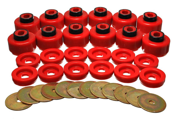 Energy Suspension Body Mount Bushings (MPN: 3.4156R)