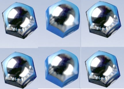 Wheel Masters Stainless Steel Lug Nut Cover (MPN: 9005-6)