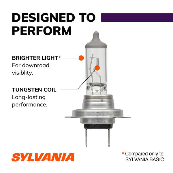 Sylvania XtraVision Halogen Headlight Bulb (MPN: H7XV.BP)