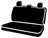 Fia LeatherLite Bench Seat Cover (MPN: SL62-57 BLK/BLK)