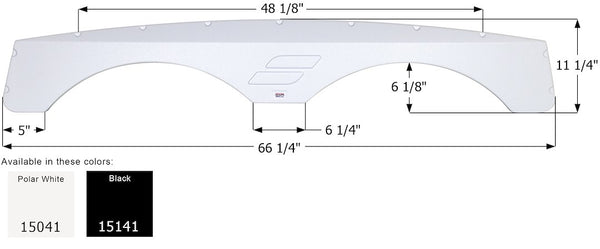 Icon Fender Skirt for Tandem Axle RVs (MPN: 15041)