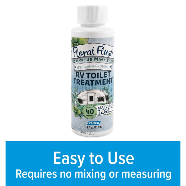 Waste holding tank treatment with floral flush (MPN: 41482)