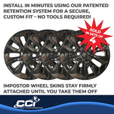 Coast To Coast Impostor Wheel Skin (MPN: IMP454BLK)