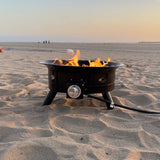 Flame King Portable Propane Fire Pit (MPN: FKG6502D)