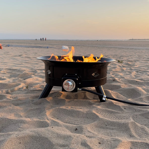 Flame King Portable Propane Fire Pit (MPN: FKG6502D)
