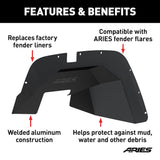 Aries Jeep Inner Fender Liners (MPN: 1500350)