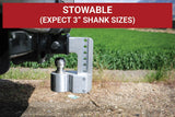 Weigh Safe Trailer Hitch Ball Mount (MPN: WS8-3)