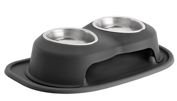 WeatherTech Double Low Pet Feeding System (MPN: DHC1604BKBK)