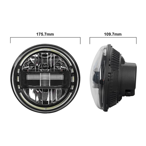Race Sport Lighting Diamond Series Headlight Assembly (MPN: JJKDKK7)