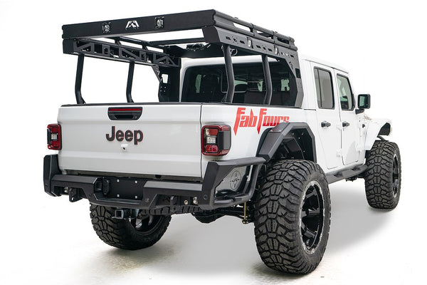 Fab Fours Jeep Gladiator Rear Bumper (MPN: JT20-Y1950-1)