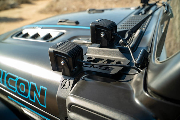 DV8 Offroad A-Pillar Light Mounting Bracket (MPN: LBJL-12)