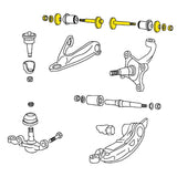 Moog Alignment Cam Bolt Kit (MPN: K8243A)