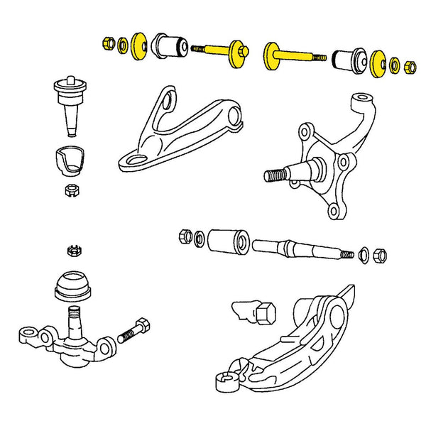 Moog Alignment Cam Bolt Kit (MPN: K8243A)