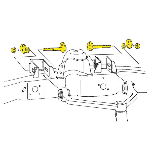 Moog Chassis Alignment Cam Bolt Kit (MPN: K8740)