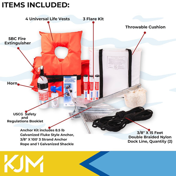 KJM Boater Safety Kit (MPN: 42100)