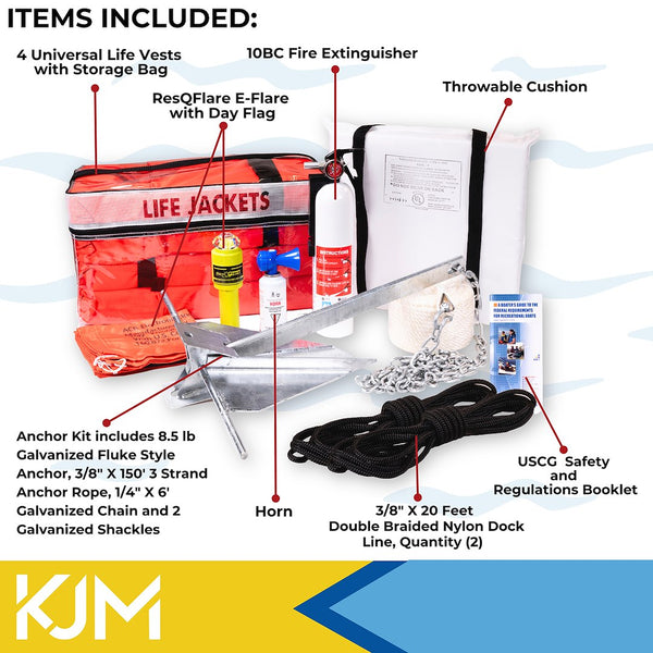 KJM Boater Safety Kit (MPN: 42101)