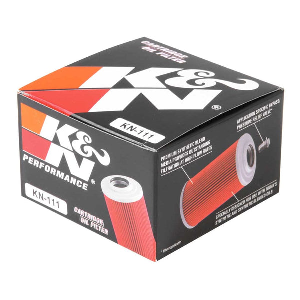 K&N Powersports Cartridge Oil Filter (MPN: KN-111)