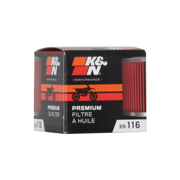 K&N Powersports Cartridge Oil Filter (MPN: KN-116)