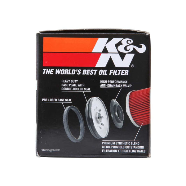 K&N Motorcycle Canister Oil Filter (MPN: KN-138)