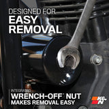 K&N Motorcycle Canister Oil Filter (MPN: KN-171C)