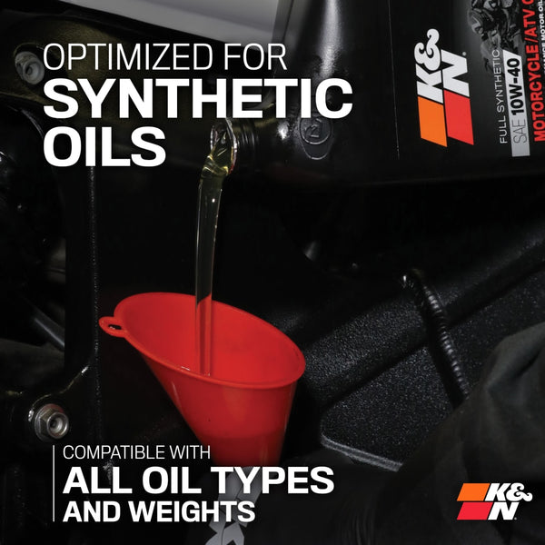 K&N Motorcycle Canister Oil Filter (MPN: KN-171C)