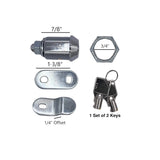 RV Designer Lock Cylinder (MPN: L327)
