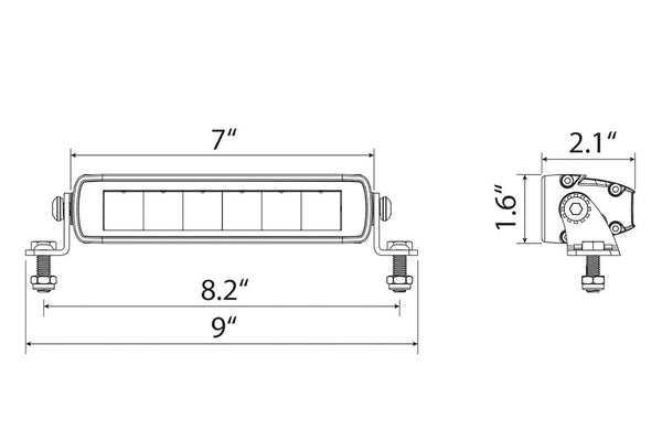 Ironman 4x4 LED Light Bar - Bright Saber-X (MPN: LBSR005B)