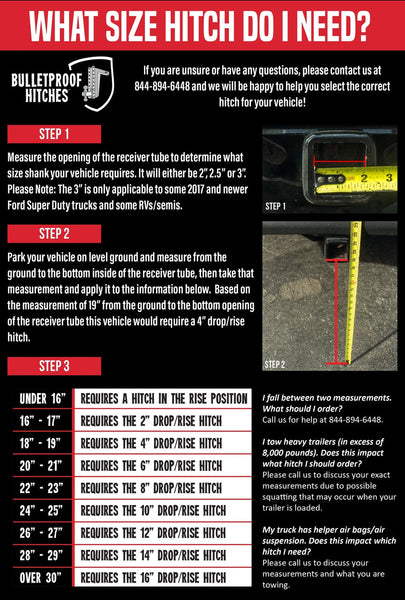 Bulletproof Hitches Light Duty Hitch (MPN: LD206)