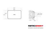 Holley RetroBright Headlight Conversion Kit (MPN: LFRB141)