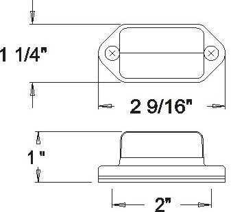 Optronics License Plate Light (MPN: LP31CBP)