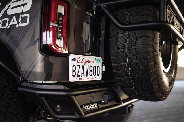 DV8 Offroad License Plate Relocation Kit (MPN: LPBR-03)