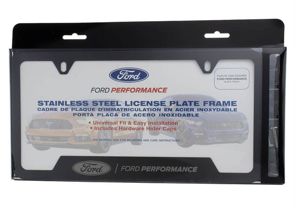 Ford Performance License Plate Frame (MPN: M-1828-SS304BK)