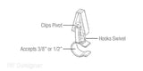 RV Designer Multi Purpose Clip (MPN: M122)