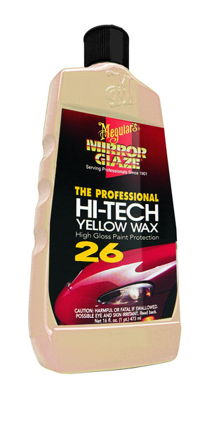 Meguiars Mirror Glaze Hi-Tech Yellow Wax (MPN: M2616)