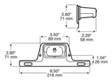 Peterson Mfg License Plate Bracket (MPN: M436B)